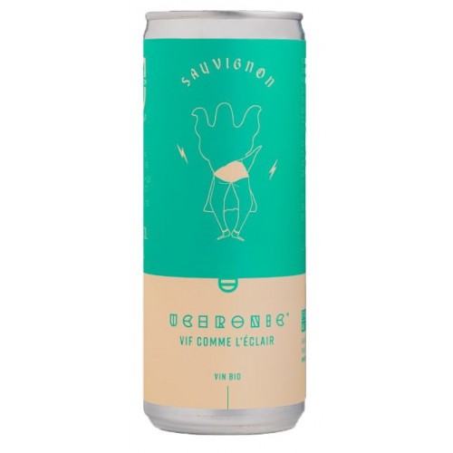 Canette de vin bio oc Sauvignon Uchronic